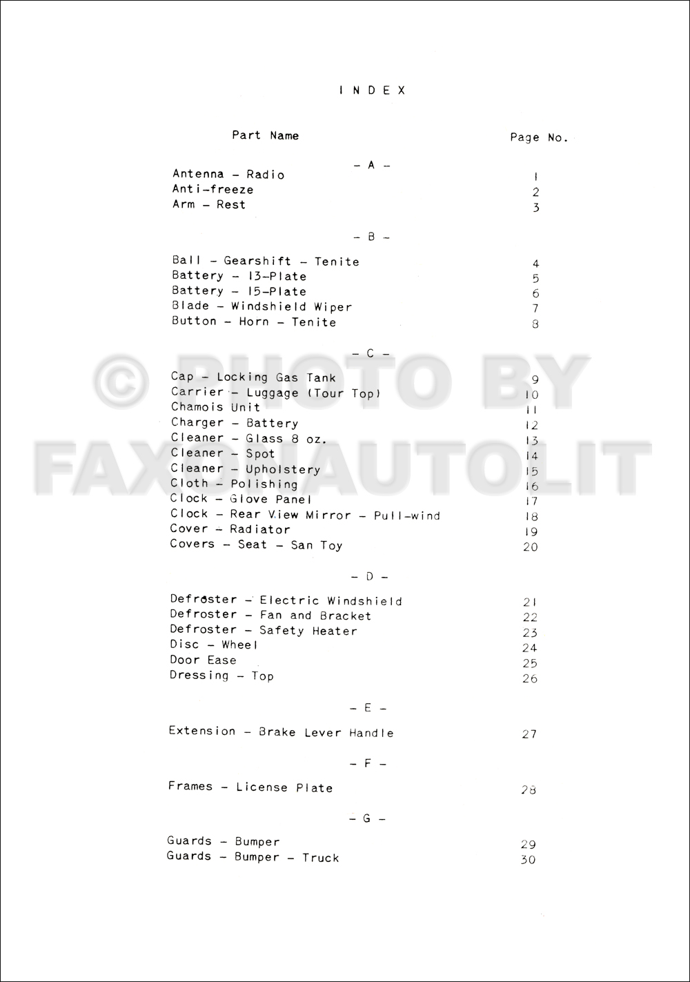 1937 Chevrolet Accessories Data Book Out-of-Print Reprint. click on thumbnail to zoom