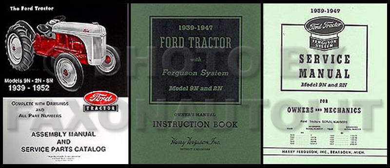 9n ford tractor carburetor manual