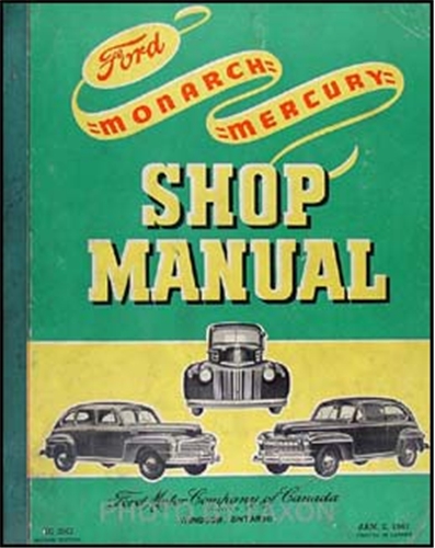Ford Overhaul and Repair Shop Manual 1942 1946 1947 1948 Car and Truck Service
