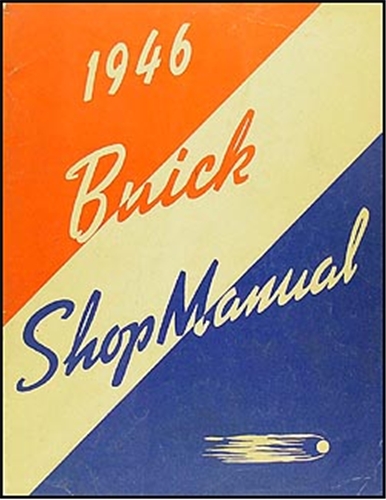 1946-1947 Buick Repair Shop Manual Supplement Original