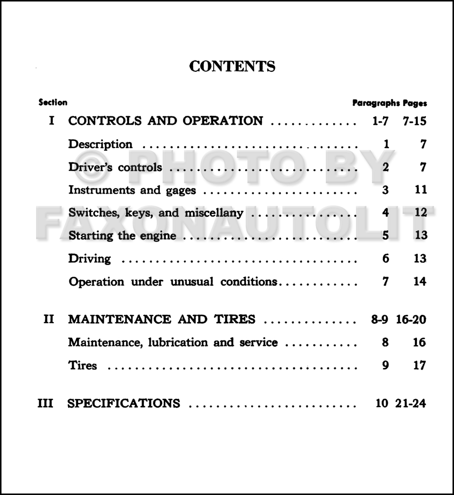 1948 Mercury Owner's Manual Reprint