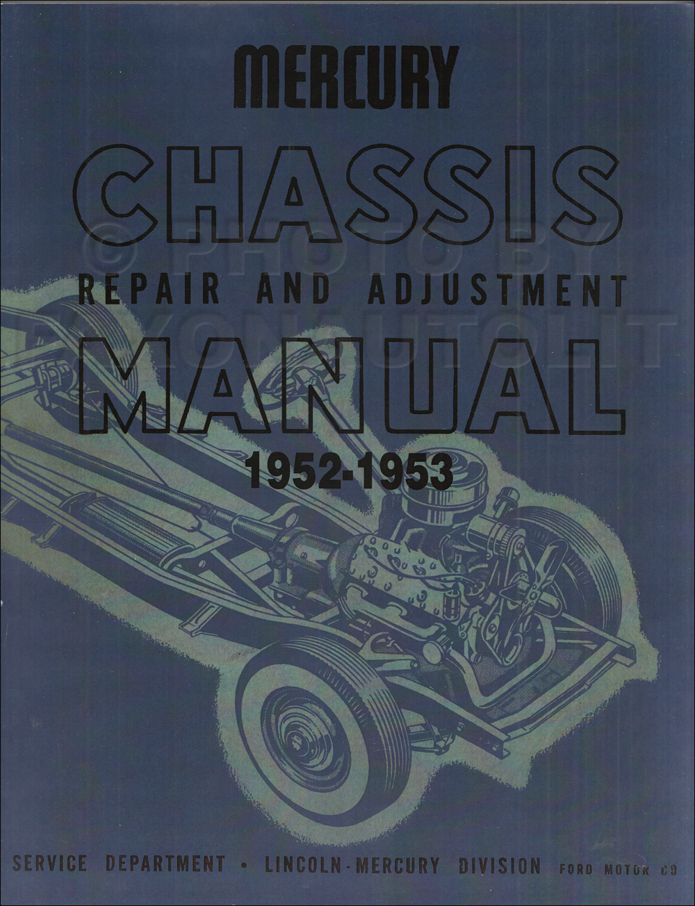 1952 Mercury Owners Manual 52 Monterey and Custom Owner Guide Book