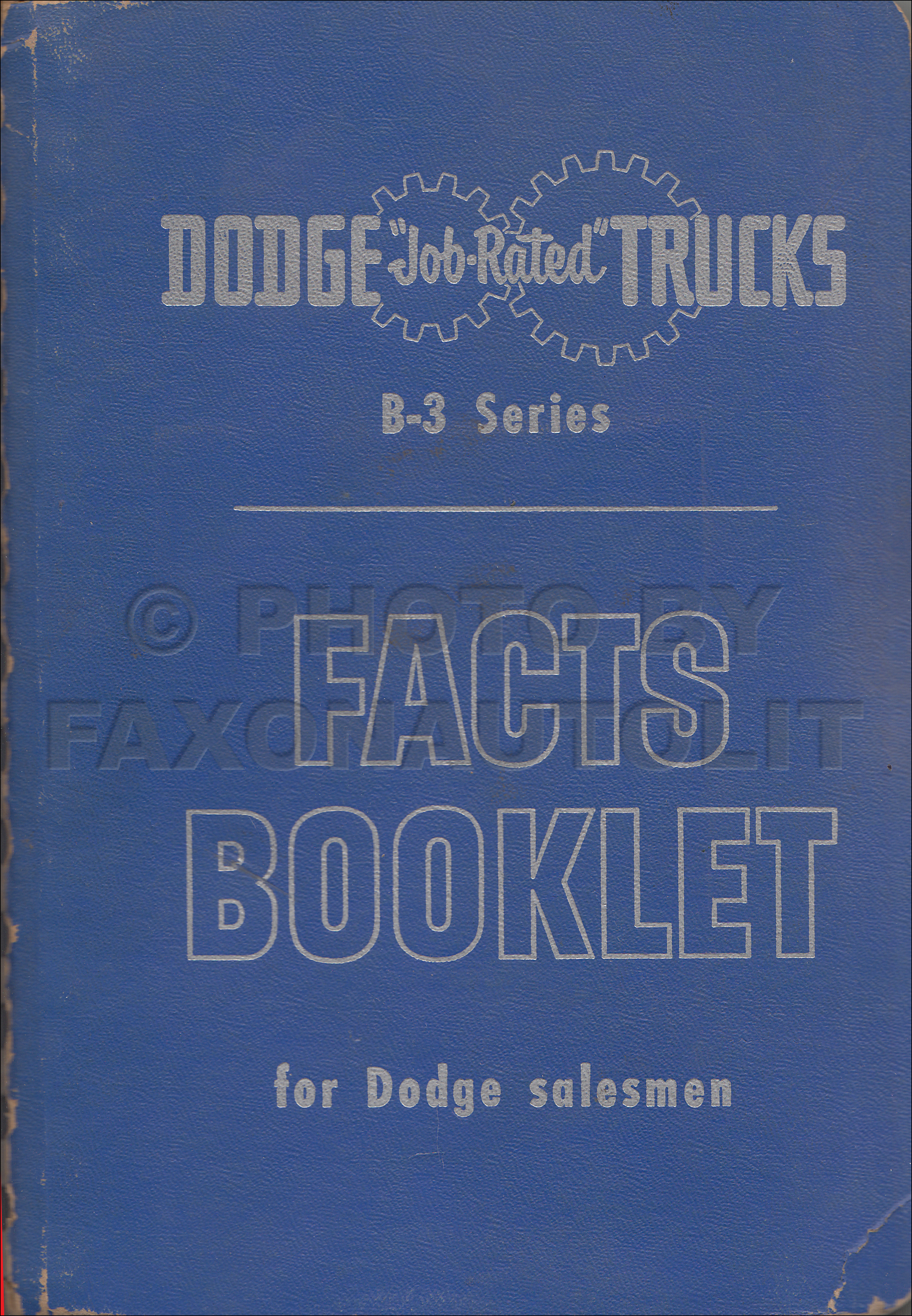 1952 Dodge Truck Data Book Original $249.00