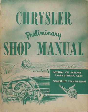 1953-1954 CANADIAN Plymouth Dodge Chrysler DeSoto Repair Shop Manual Orig.