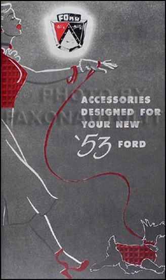 1952-1954 Ford Car Wiring Diagram Manual Reprint 1953 ford main line wiring diagram 