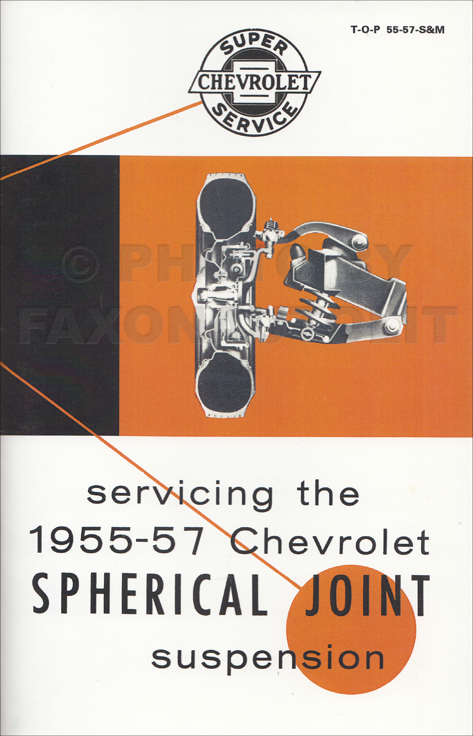 1956 Chevrolet Car Factory Assembly Manual Reprint
