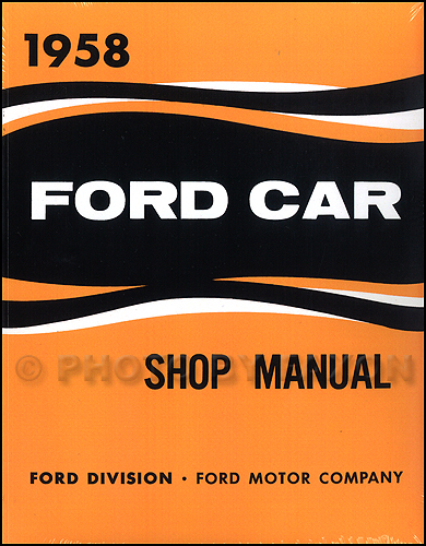 1958 Ford Car And Ranchero Wiring Diagram Manual
