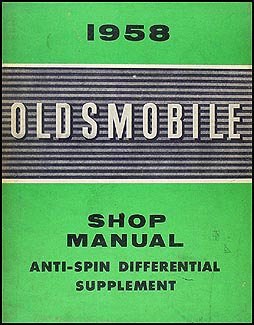 1958 Oldsmobile Repair Shop Manual Reprint