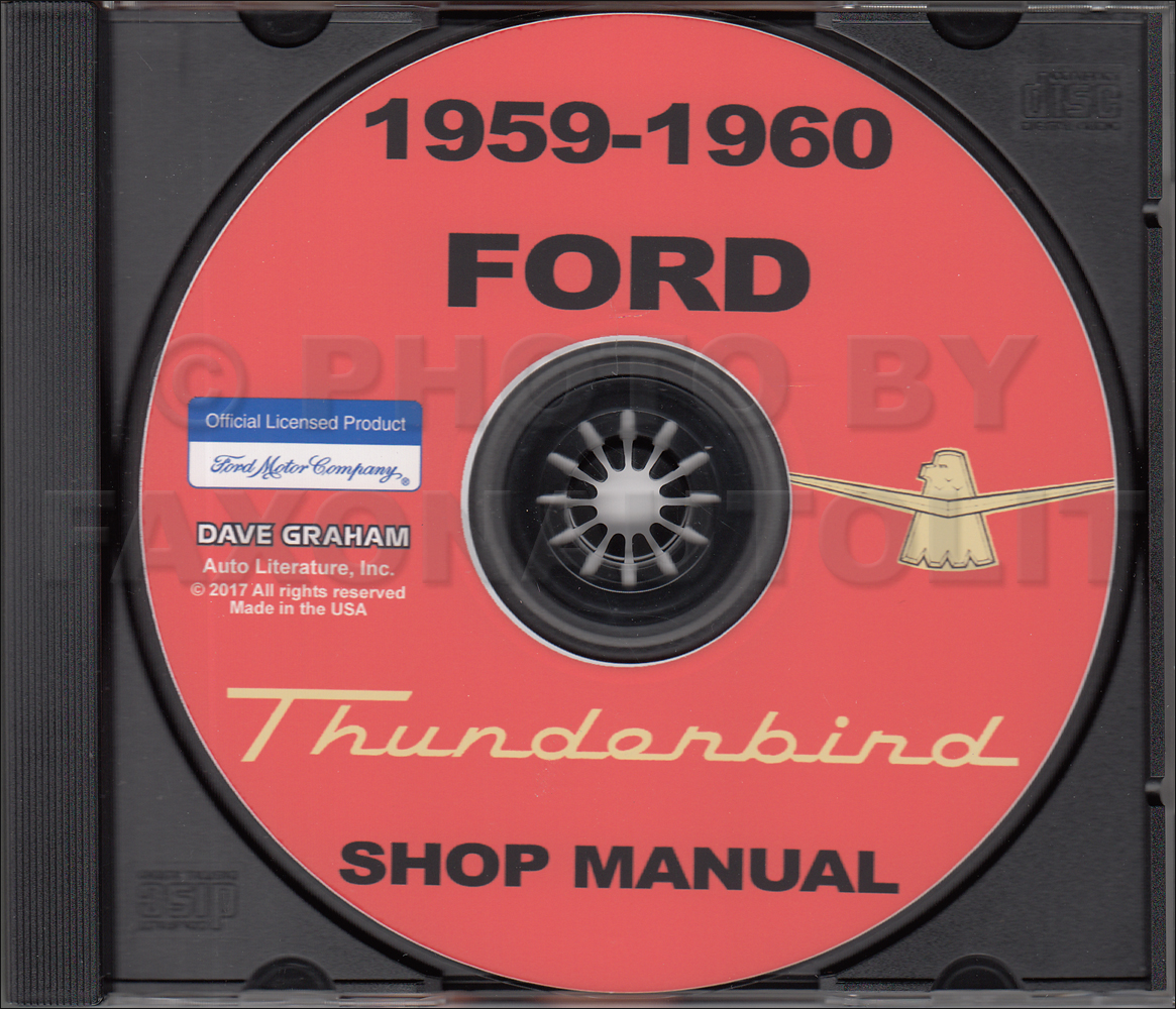 1960 Ford Thunderbird Wiring Diagram Manual Reprint