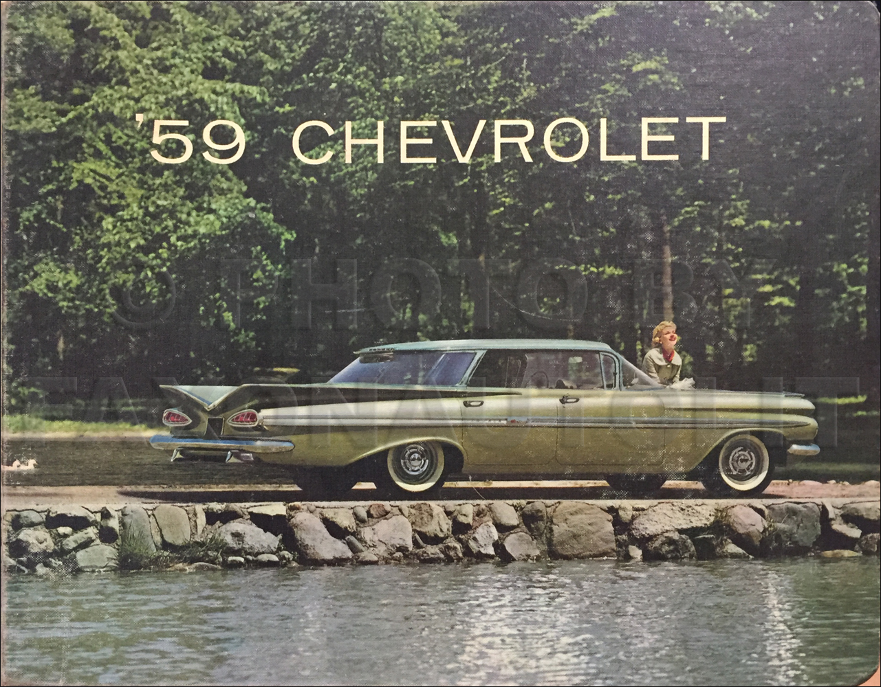 Download 1959 Chevrolet Car Color and Upholstery Dealer Album Original