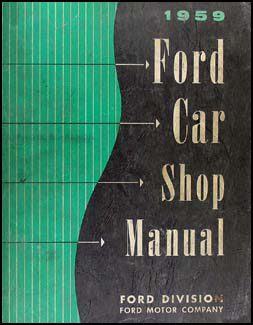 1959 Ford Car and Ranchero Wiring Diagram Manual Reprint