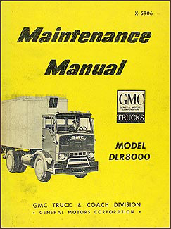 1959 Gmc Heavy Duty Short Nose Repair Shop Manual Original Dlr 8000