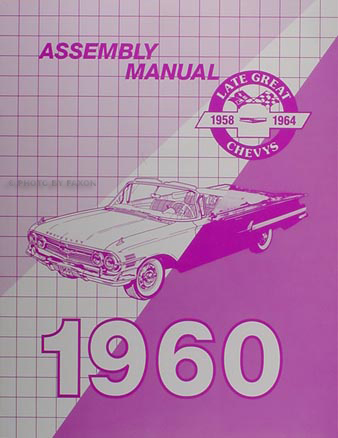 1960 Chevy Owners Manual Package El Camino Impala Bel Air Biscayne Car Chevrolet