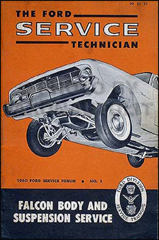 1960-1962 Ford Falcon & Ranchero Wiring Diagram Manual Reprint