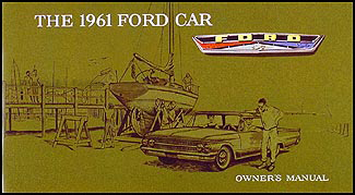 1961 Ford Car Repair Shop Manual Original Galaxie Starliner Sunliner