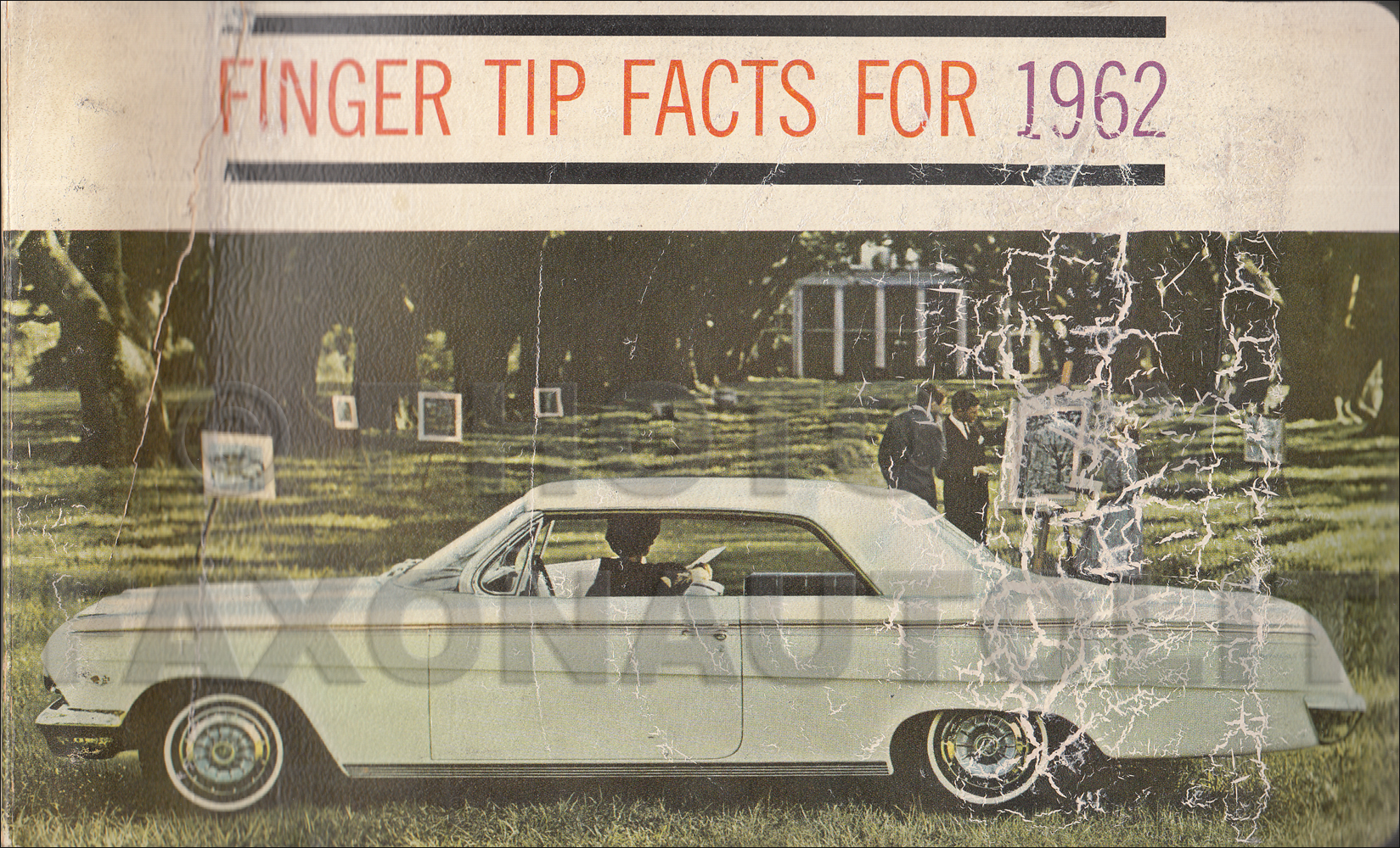 1962 Chevrolet Car Finger Tip Facts Book Dealer Album Original $199.00