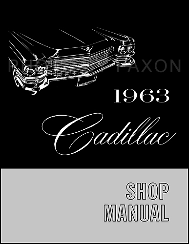 1963 cadillac coupe deville service shop manual pdf free download