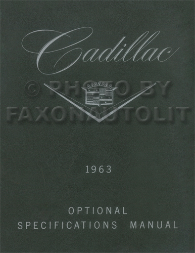 1963 cadillac coupe deville service shop manual pdf free download