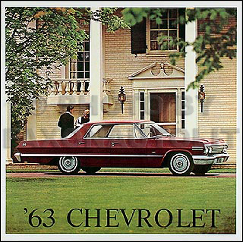 1963 Chevy Wiring Diagram Manual Reprint Impala, SS Bel Air Biscayne