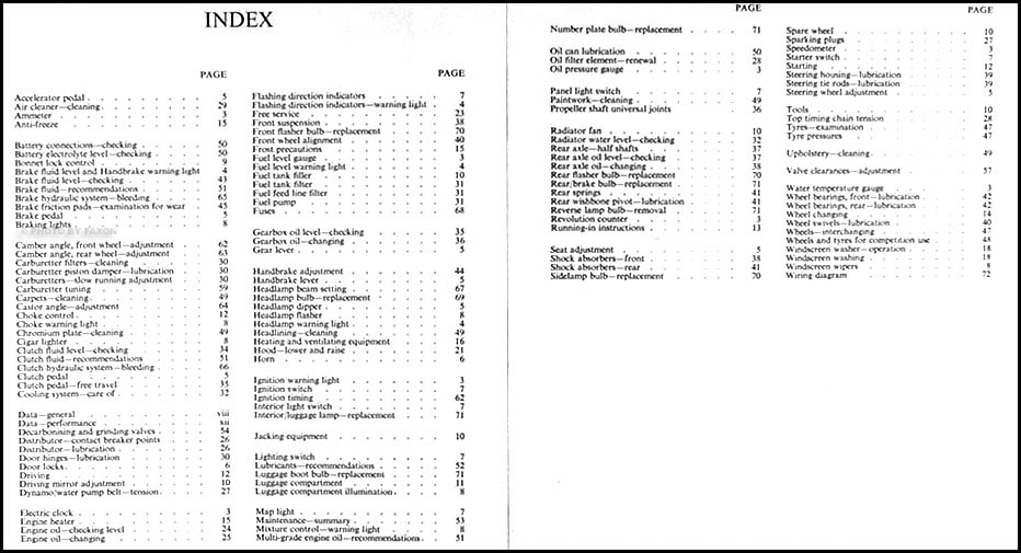 1963 Jaguar XKE Owner's Manual Original