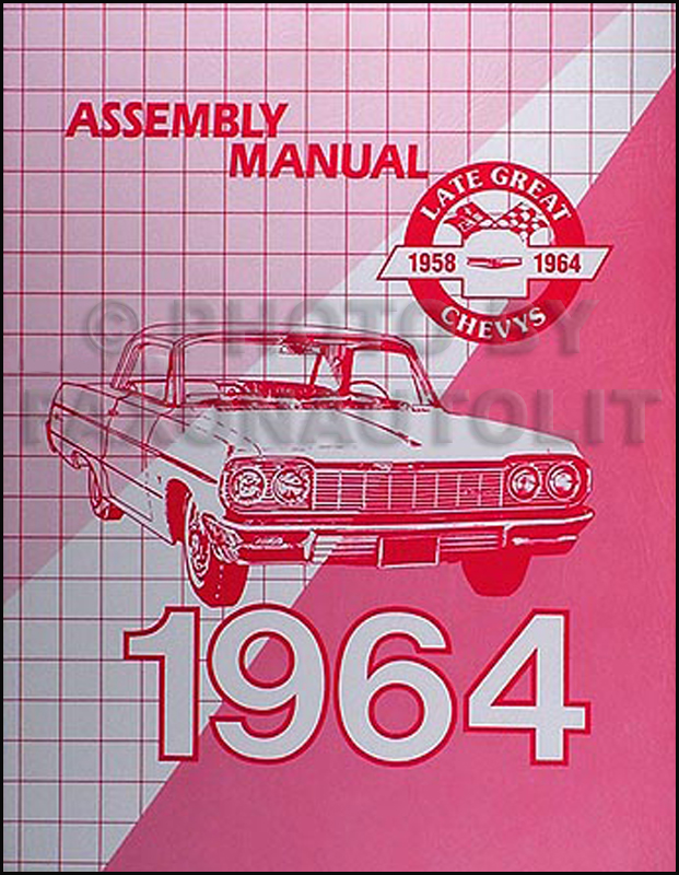 1964 Chevy Car Wiring Diagram Manual Reprint Impala, Bel Air, Biscayne