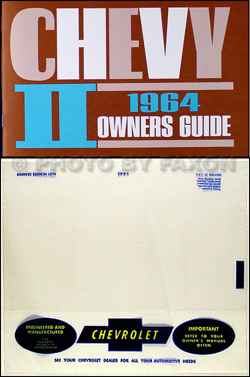 1964 Chevy II & Nova Repair Shop Manual Reprint Supplement