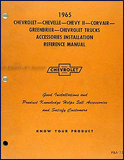 1965 Chevy Pickup & Truck Repair Shop Manual Original