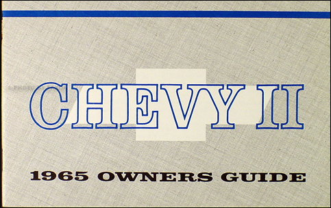 1965 Chevy II & Nova Wiring Diagram Manual Reprint