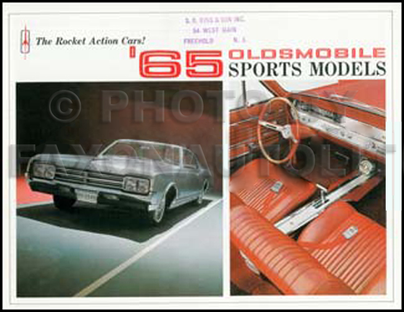 1965 oldsmobile sports car sales catalog 442 cutlass starfire jetstar i 1965 oldsmobile sports car sales catalog 442 cutlass starfire jetstar i