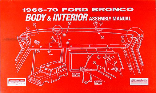 1969 Ford Bronco, Econoline and P-Series Wiring Diagrams 1966 ford truck f100 wiring diagram 