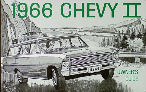 1966 Chevy II & Nova Wiring Diagram Manual Reprint