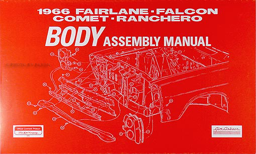 1966 Ford Fairlane Wiring Diagram Manual Reprint