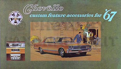 1967 Chevelle  Malibu  El Camino Wiring Diagram Manual Reprint