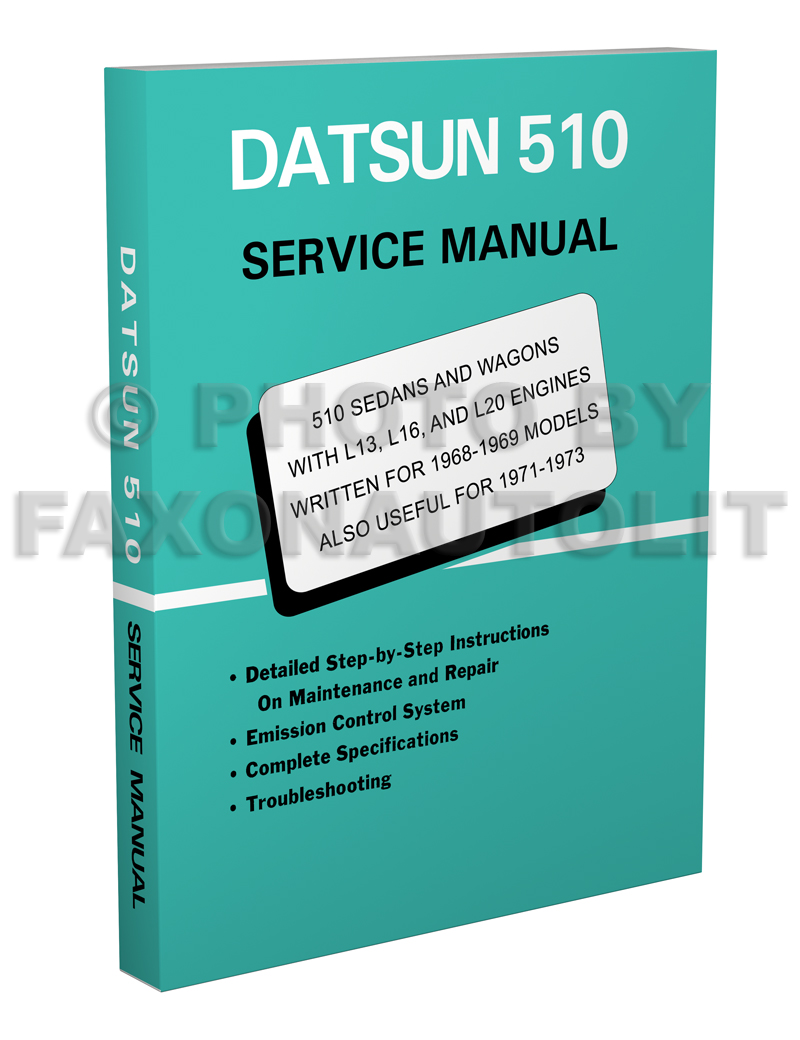 1970 Datsun 510 Owner's Manual Original