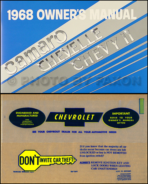 1968 Chevelle Wiring Diagram Manual Reprint Malibu  Ss  El