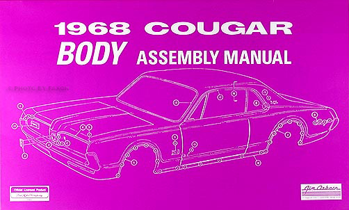 1968 Mercury Cougar and XR7 Wiring Diagram Original