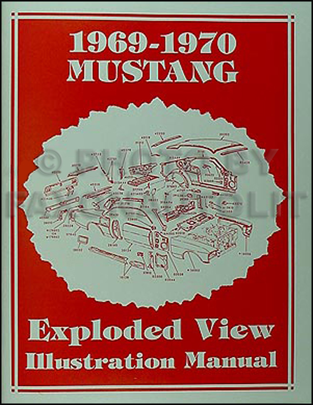 1970 Ford Mustang Mercury Cougar Factory Wiring Diagram