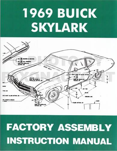 1969 Buick Wiring Diagram Manual Reprint Gran Sport Gs