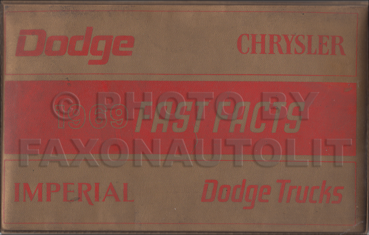 1969 Dodge Dart Wiring Diagram