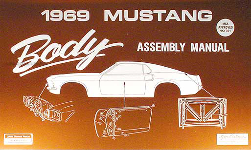 1969 Ford Mustang and Mercury Cougar Wiring Diagram Original