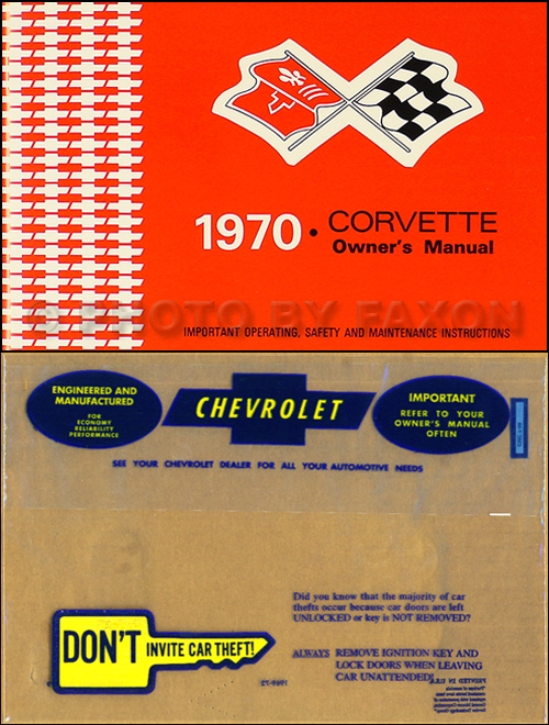1970 Corvette Repair Shop Manual Reprint Set