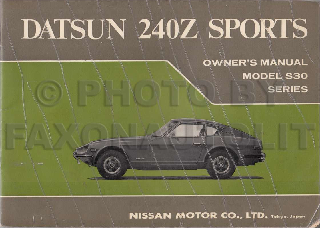 2005 Nissan Maxima CD-ROM Repair Manual 1970 Datsun 240Z ...