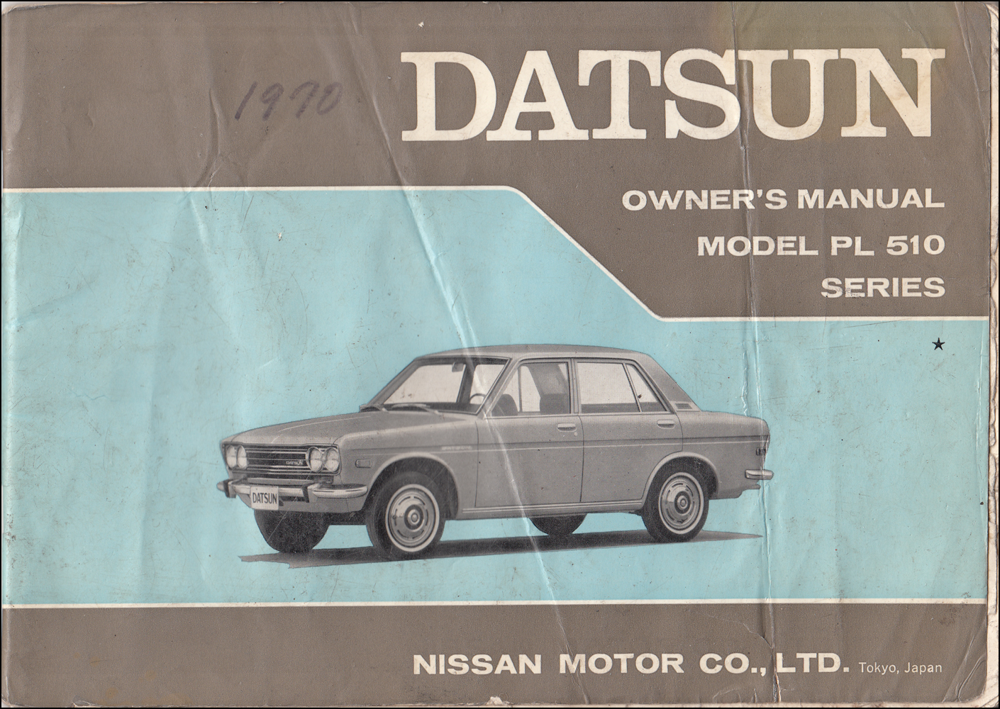 1970 Datsun 510 Owner's Manual Original