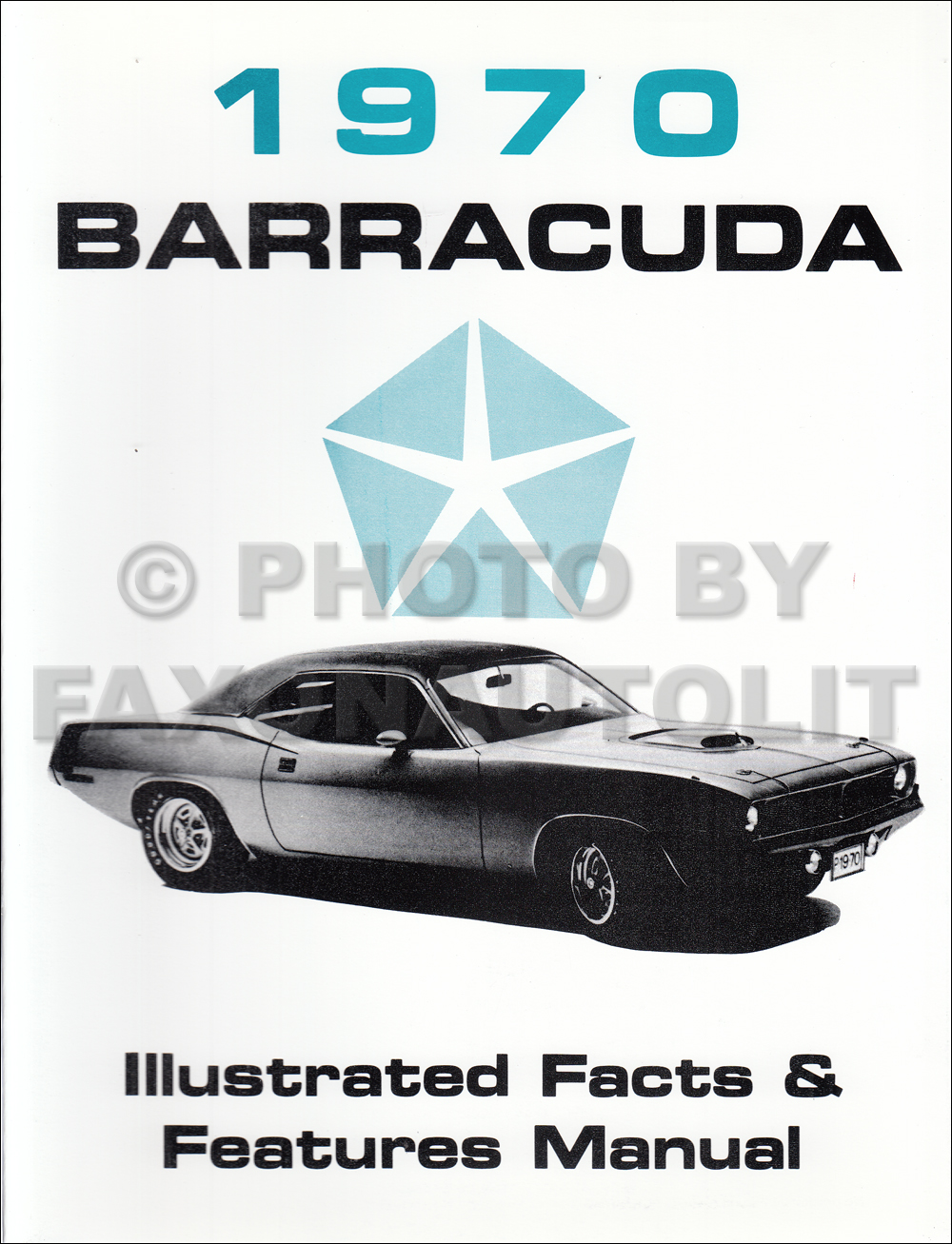1970 Plymouth Barracuda Wiring Diagram Manual Reprint