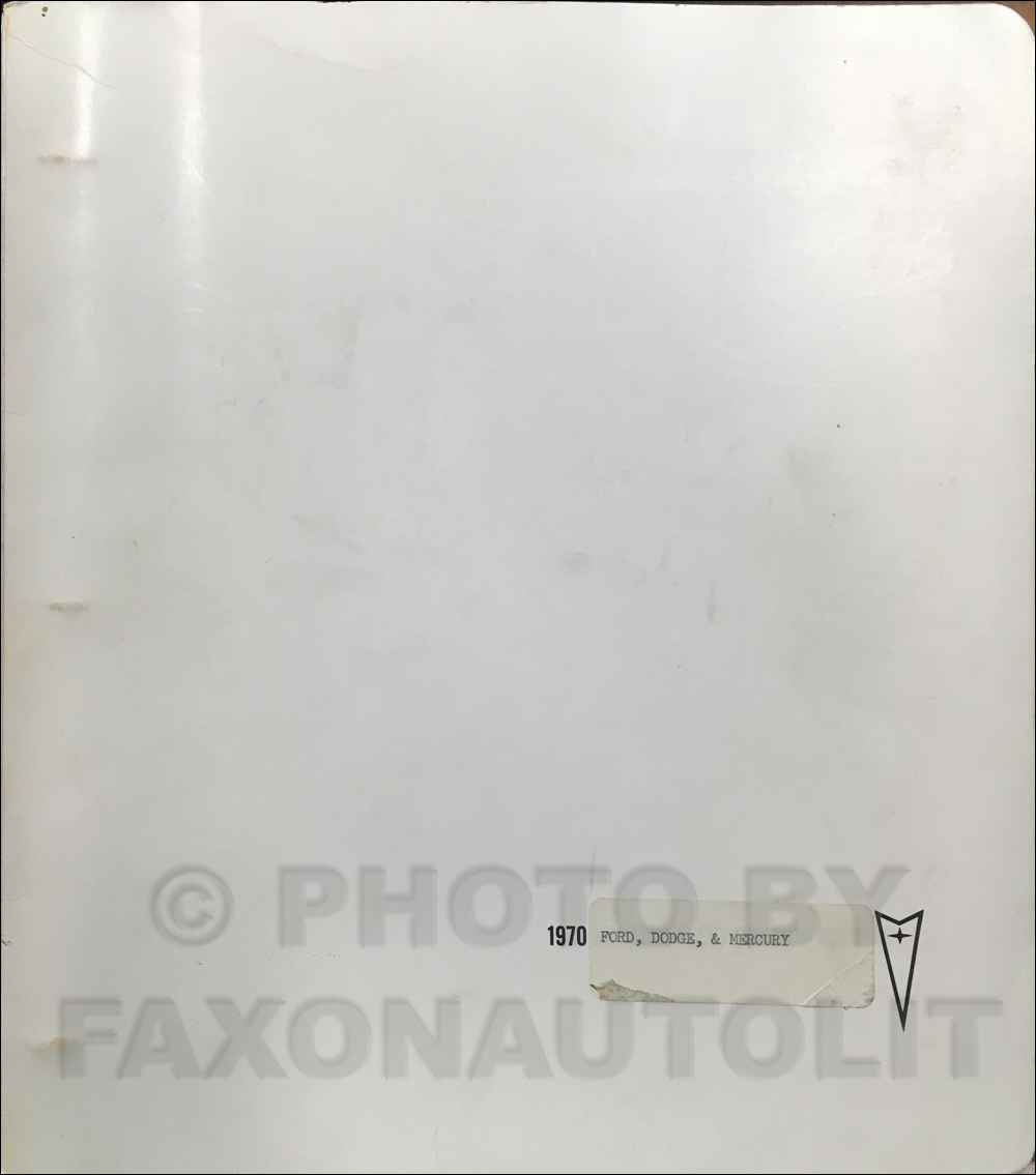 1970 Pontiac Gto Lemans Tempest Wiring Diagram Manual Reprint