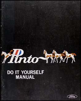 1971 Ford Pinto Repair Shop Manual Original