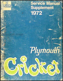 1972 Plymouth Cricket Repair Shop Manual Supplement Original 1941 plymouth wiring diagrams 