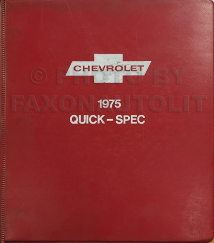 1975 Chevrolet 10-30 Repair Shop Manual for Chevy Pickup Blazer