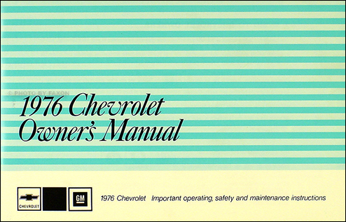 1976 Chevy Impala & Caprice Classic Wiring Diagram Manual ... 1976 chevy caprice wiring diagram 