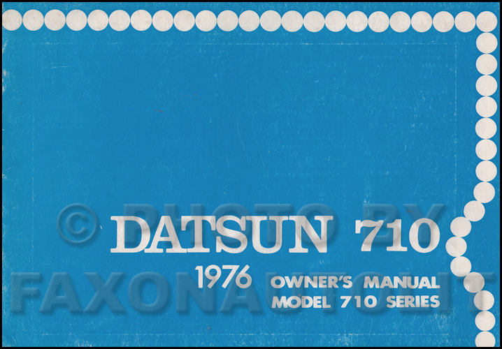 1976 Datsun 710 Repair Shop Manual Original